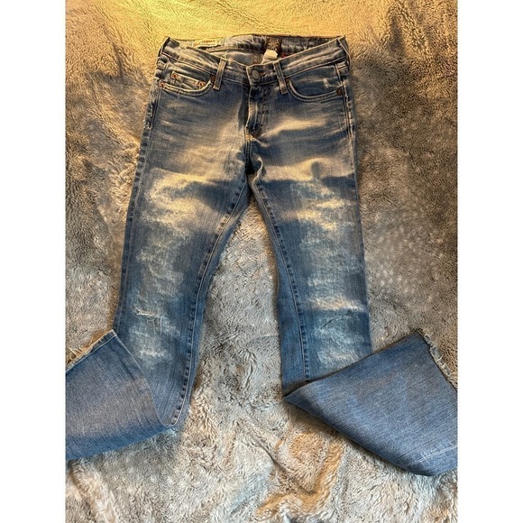 Red Engine Distressed Bootcut Jean - size 26 - Picture 5 of 8